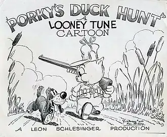 Lobby Card voor Porky's Duck Hunt