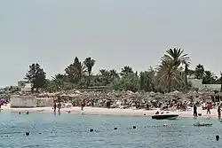 Een strandje in port El Kantaoui