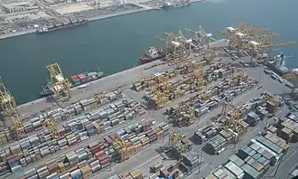 De haven van Jebel Ali