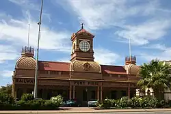Het voormalige treinstation van Port Pirie, thans museum