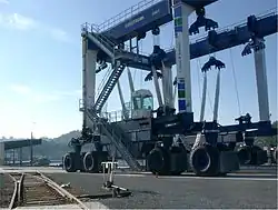 Havensporen langs de kade in 2006