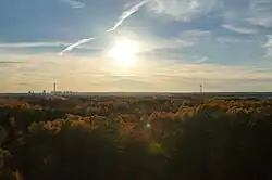 Uitzicht op de haven van Muuga