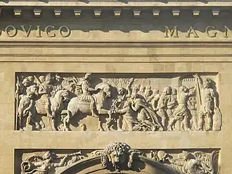 Anguier: Inname van Maastricht, Porte Saint-Denis, Parijs, 1673