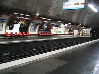 Het station ondergronds