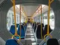 Interieur (middenbak) van een Flexity Swift tram