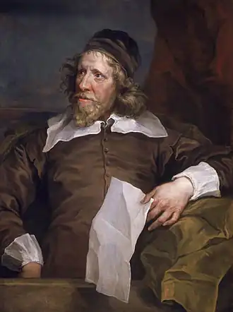 Inigo Jones, geschilderd door William Hogarth in 1758 naar een portret uit 1636 door Anthony van Dyck