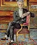 Paul Cézanne: Portrait de Victor Chocquet 1877, Columbus Museum of Art, Columbus (Ohio)