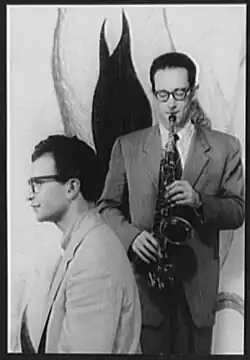 Dave Brubeck en Paul Desmond in 1954