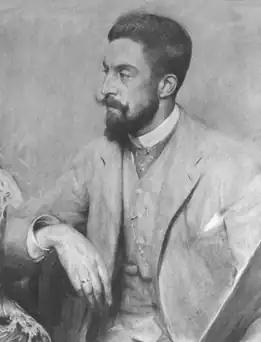 Portret van Rodolphe Wytsman door Lucien Wollès