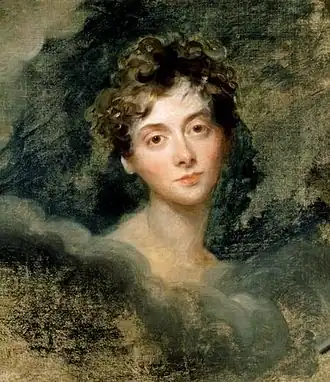 Lady Caroline Lamb, geschilderd door Sir Thomas Lawrence rond 1805