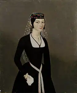 H. Hovnatanyan, Portret van Natali Teumian, 1830-1840