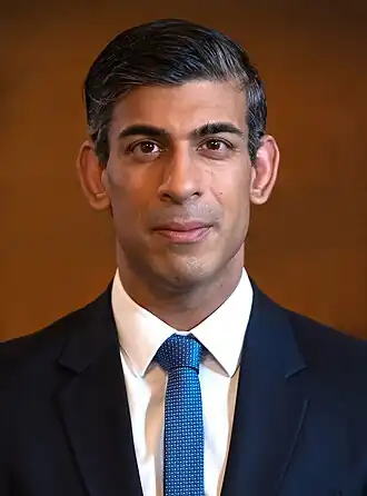 Rishi Sunak in 2022