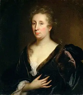 Portret van Rachel Ruysch door Godfried Schalcken, ca. 1690-1700, The Wilson, Cheltenham