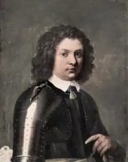 Portret van Thomas Walraven van Arkel, geschilderd door Cornelis van Poelenburch.