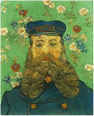Portret van Joseph Roulin, Vincent van Gogh