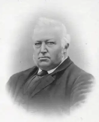 Portret burgemeester De Kleijn van Ameide