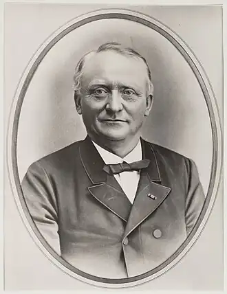 Portretfoto Willem Hovy, circa 1901