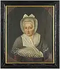 Portret van Aurelia Aletta van Haersma door Friedrich Ludwig Hauck & Fils.