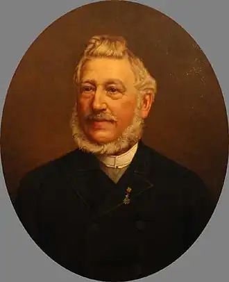 B.R.P. Hasselman. (schilderij door C.J. Grips)