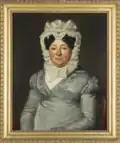 Portret van Catharina Louisa Antoinetta Anna barones du Tour van Bellinchave, geschilderd door Willem Bartel van der Kooi.