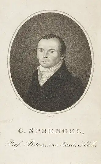 Portret van Kurt Sprengel door Philippus Velijn