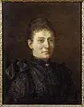 Portret van Christina Louisa Henrietta Geertruida van Oordt (pendant van het schilderij van Van Portvliet