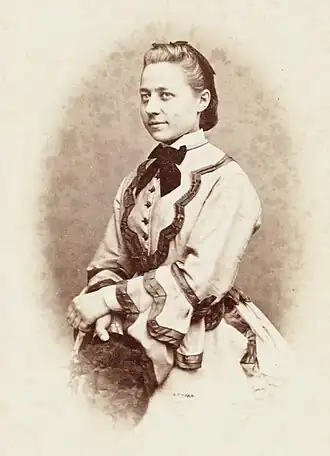 Portret van Clotildis van Lamsweerde (1871) door C.E. Westerborg