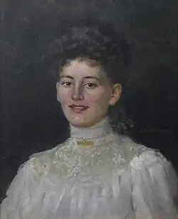 Portret van de sopraan Daisy Muriel Pickering-Gideonse, ca. 1900