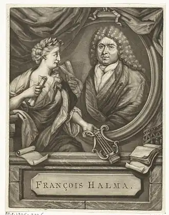 Portret van François Halma