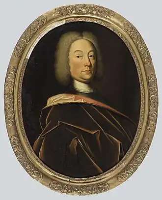 Portret van Frans Julius Johan Heringa van Eysinga door Bernardus Accama.