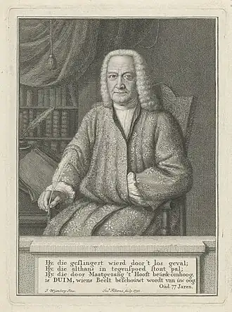 Portret van Frederik Duim (door Jacob Folkema)