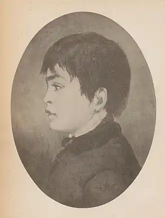 Portret van Frédéric Van de Kerkhove (Jan Van de Kerkhove c. 1871, reproductie 1876)