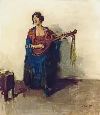 Portret door Isaac Israëls (ca. 1916)