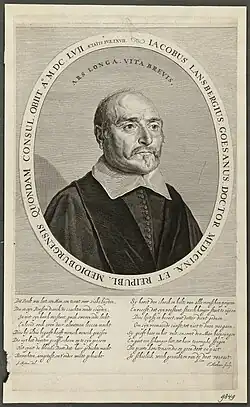 Jacob van Lansberge (1590-1657), arts en burgemeester te Middelburg