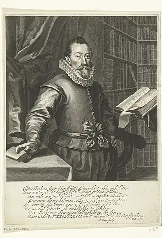 Kopergravure van Jacobus Taurinus