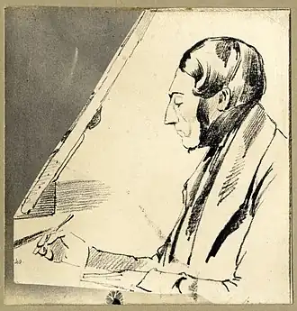 Portret van Joannes van Liefland, ca. 1840