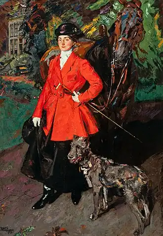 Portret (1915) door Martin Monnickendam