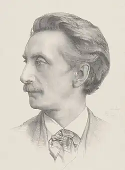 Portret van Multatuli,(1874)