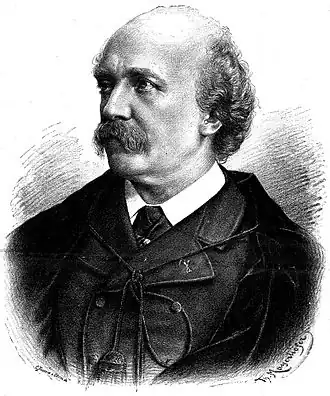 Portret door Theodor Mayerhofer (1888).