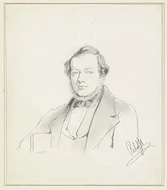 Portret van Willem de Klerk gemaakt door Dominicus Antonius Peduzzi