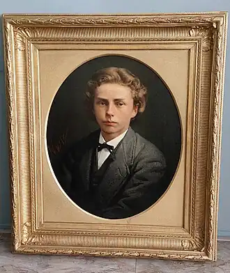 Portret van een jongeman (ca. 1880), particulier bezit