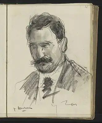 Portret van Jacques Zon door Floris Arntzenius