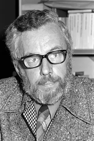 Portret van prof. dr. W.J. Sengers uit 1975