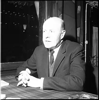 Portret van tolk en uitgever Henri Methorst, 1966