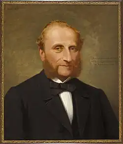 Portret van Gerardus Johannes van der Burgh (circa 1880)
