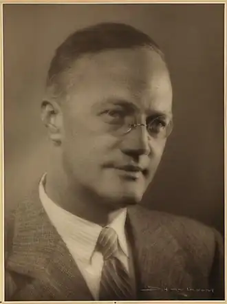 Portret van Sigurd Hoel uit 1950