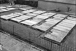 De begraafplaats in 1962