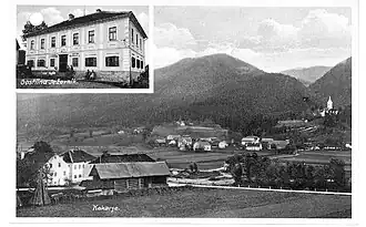 Ansichtkaart van Kokarje uit de periode 1928-1947