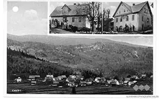 Ansichtkaart uit Lazec (periode 1928-1947)