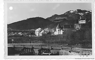 Nazarje op een ansichtkaart uit de periode 1928-1947